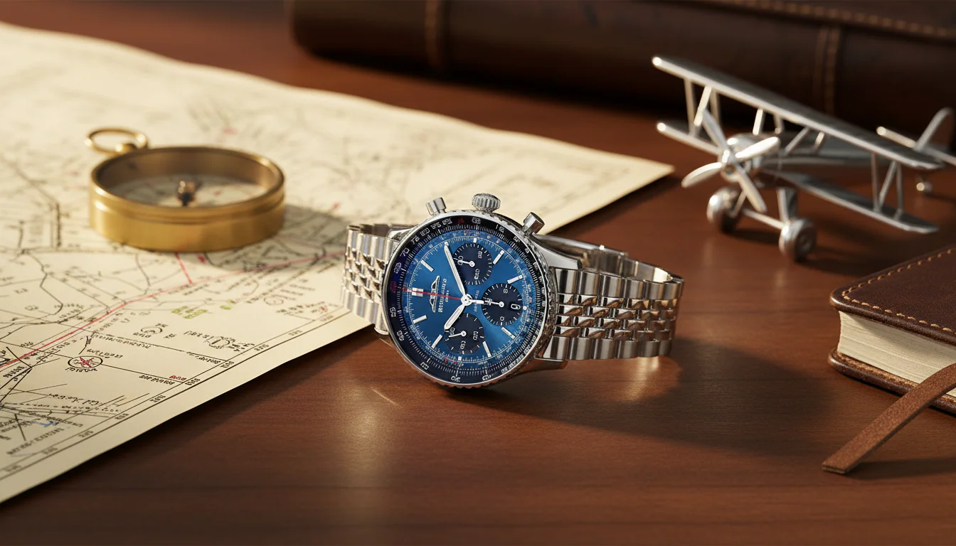 Breitling Navitimer B01 Chronograph 41 blue dial, a pilot chronograph pick for 2026