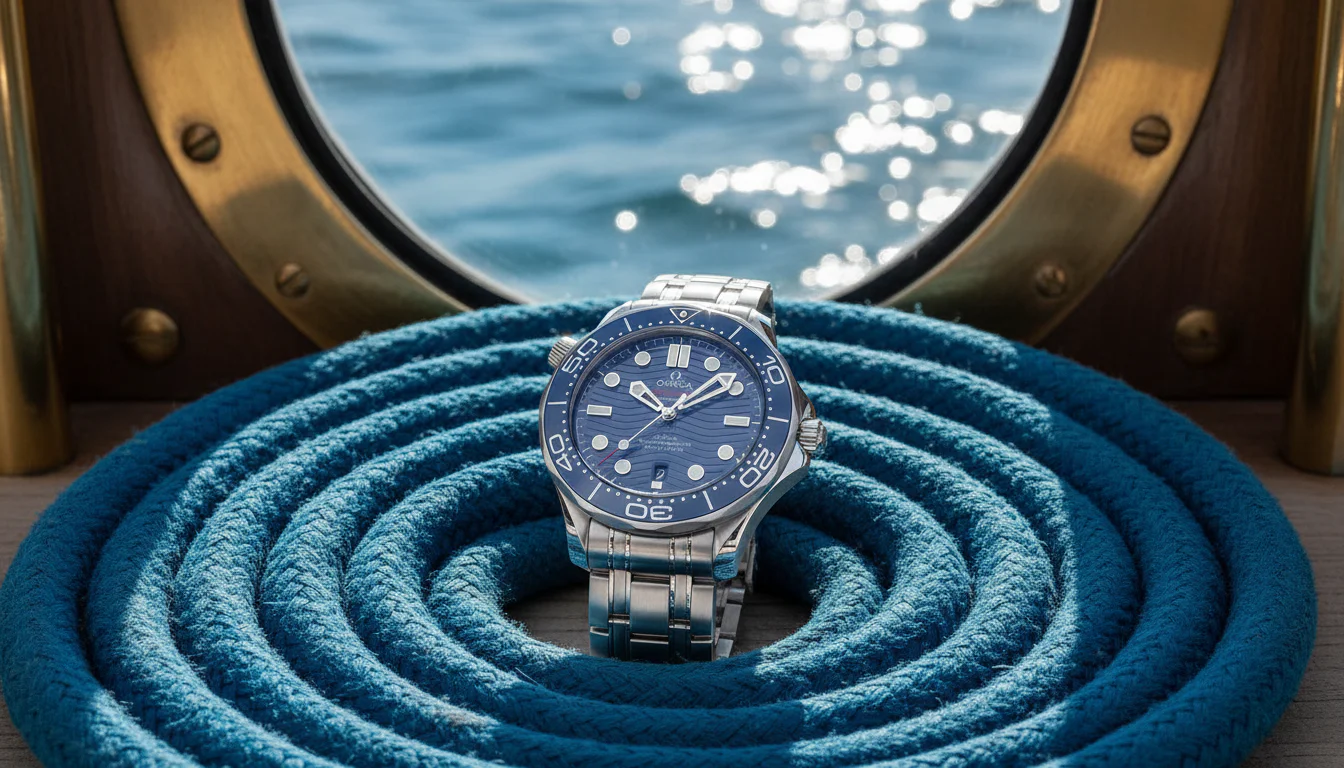 Omega Seamaster Diver 300M blue wave dial, a best dive watch pick for 2026