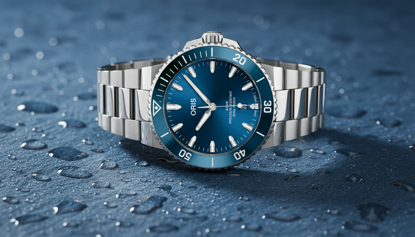 Oris Aquis Date gradient blue dial, a best value Swiss dive watch for 2026