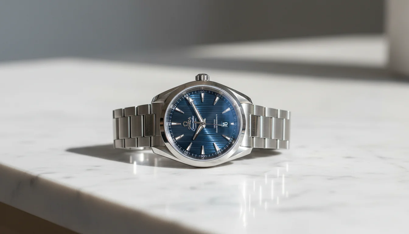 Omega Aqua Terra 38mm blue teak dial, a versatile everyday watch for 2026