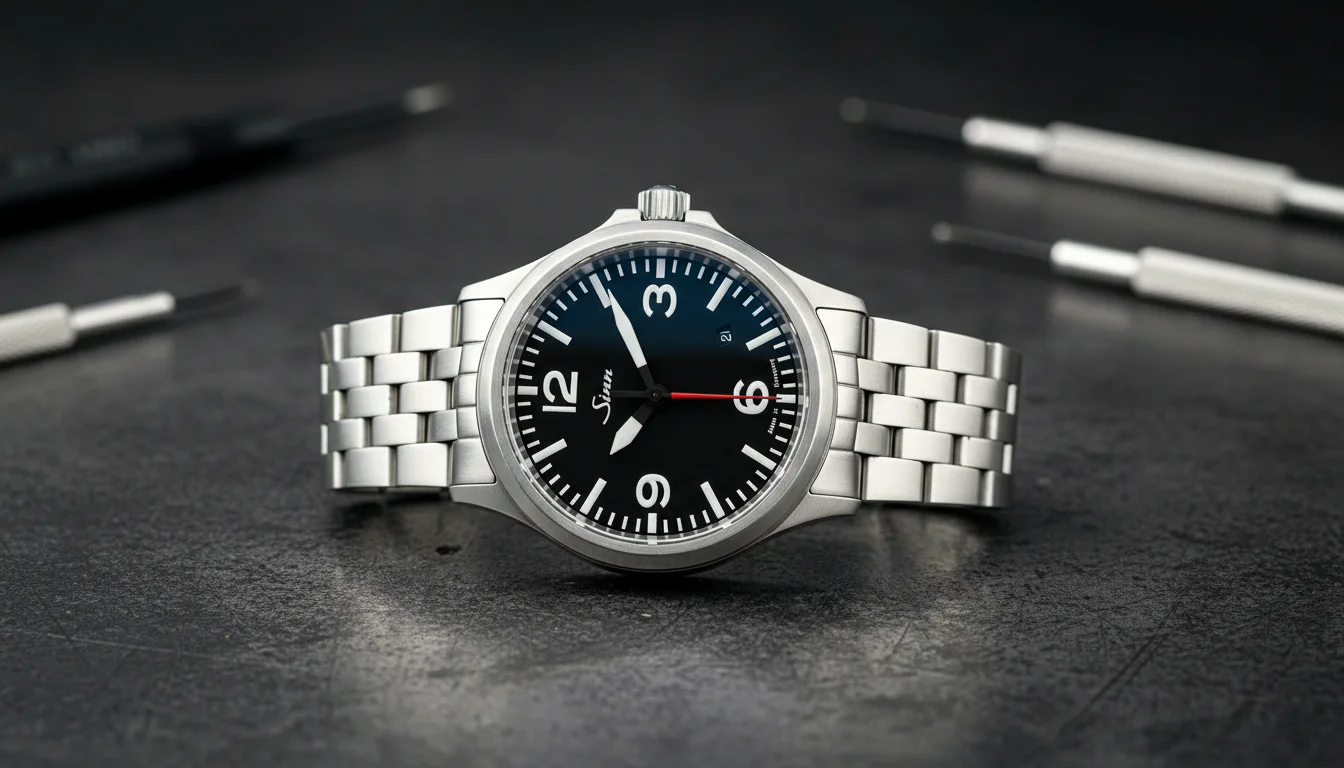 Sinn 556 A clean black dial, a German tool field watch pick for 2026