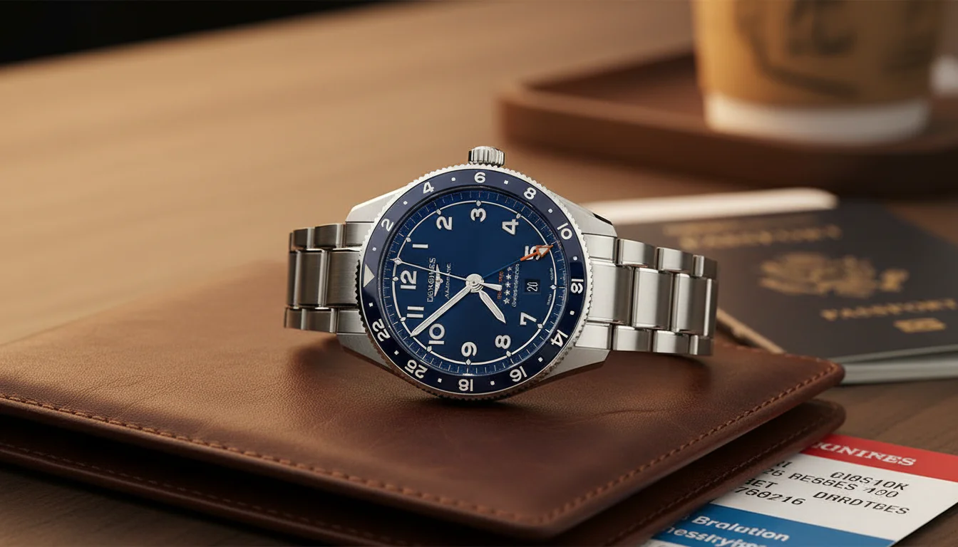 Longines Spirit Zulu Time blue GMT, a best value travel watch under 3000 in 2026