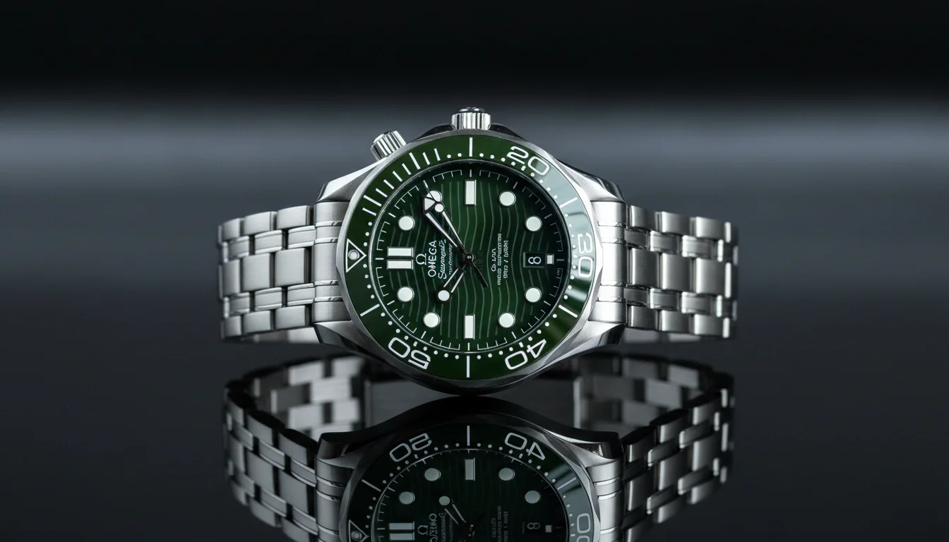 Omega Seamaster Diver 300M green dial and bezel, a green dial diver for 2026