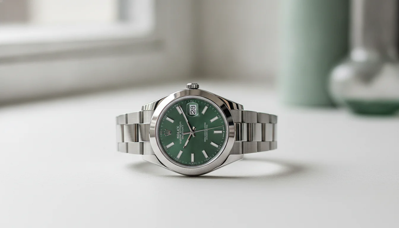 Rolex Datejust 41 mint green dial, a green dial everyday watch for 2026