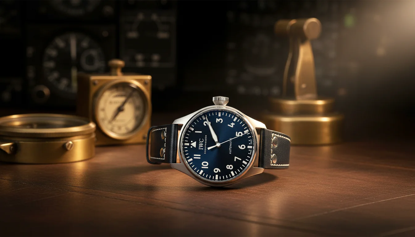 Best pilot watches 2026, IWC Big Pilot 43 blue dial