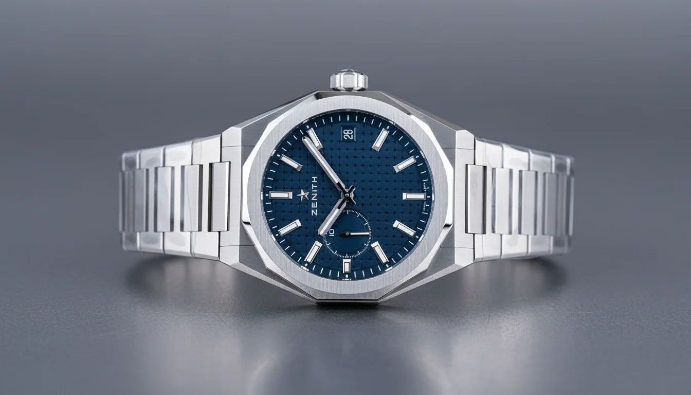 Best titanium watches 2026, Zenith Defy Skyline titanium blue dial