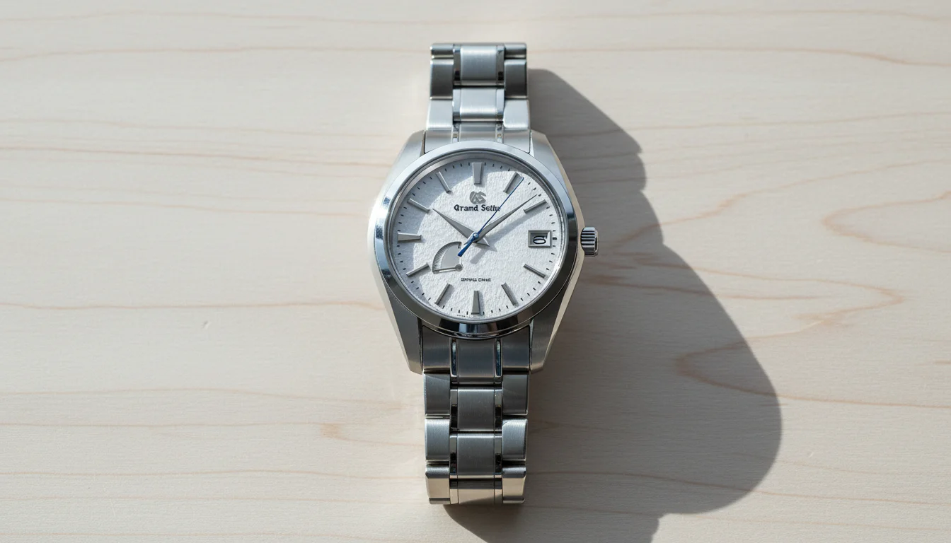 Grand Seiko Snowflake SBGA211 titanium, finishing benchmark under 10000