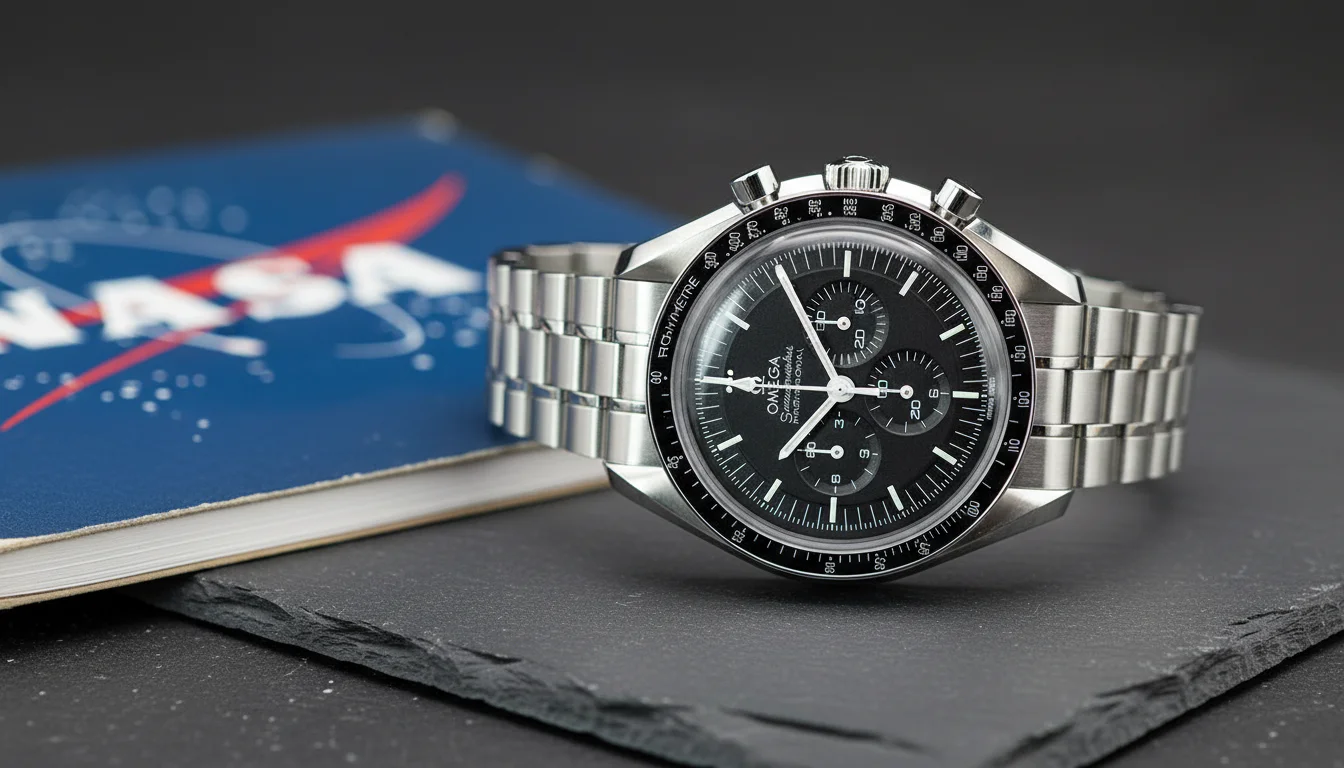 Omega Speedmaster Professional Moonwatch, a best value chronograph under 10000