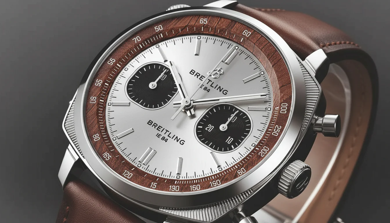 The full steel Breitling Top Time B01 Tribute to Aston Martin DB5 with silver dial, limited to 1,022 pieces.