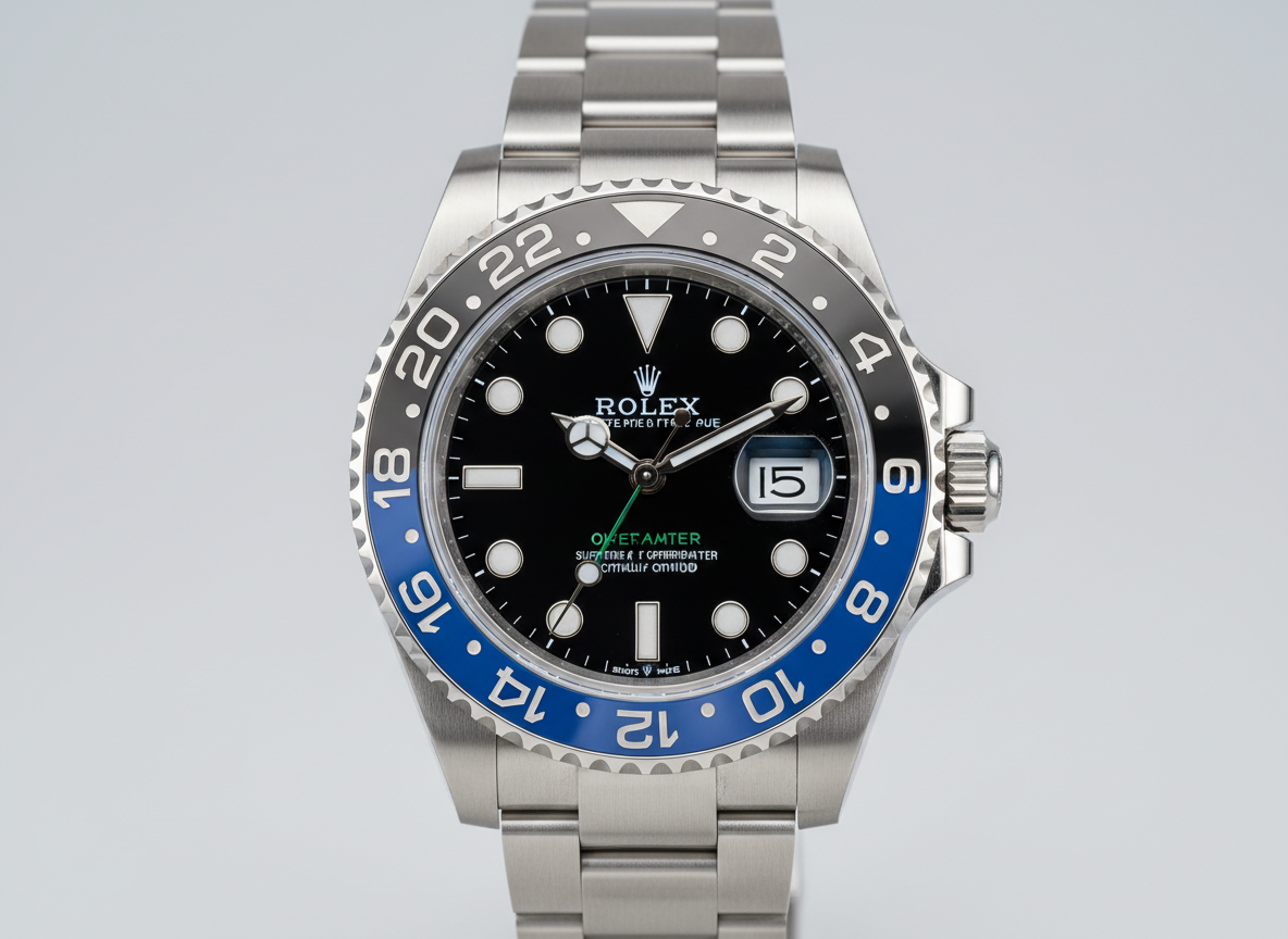 Rolex GMT-Master II Batman 126710BLNR fully assembled with blue and black Cerachrom bezel