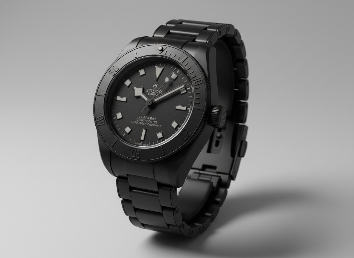 Tudor Black Bay Ceramic 7941A1ACNU with full black ceramic case and matching ceramic bracelet