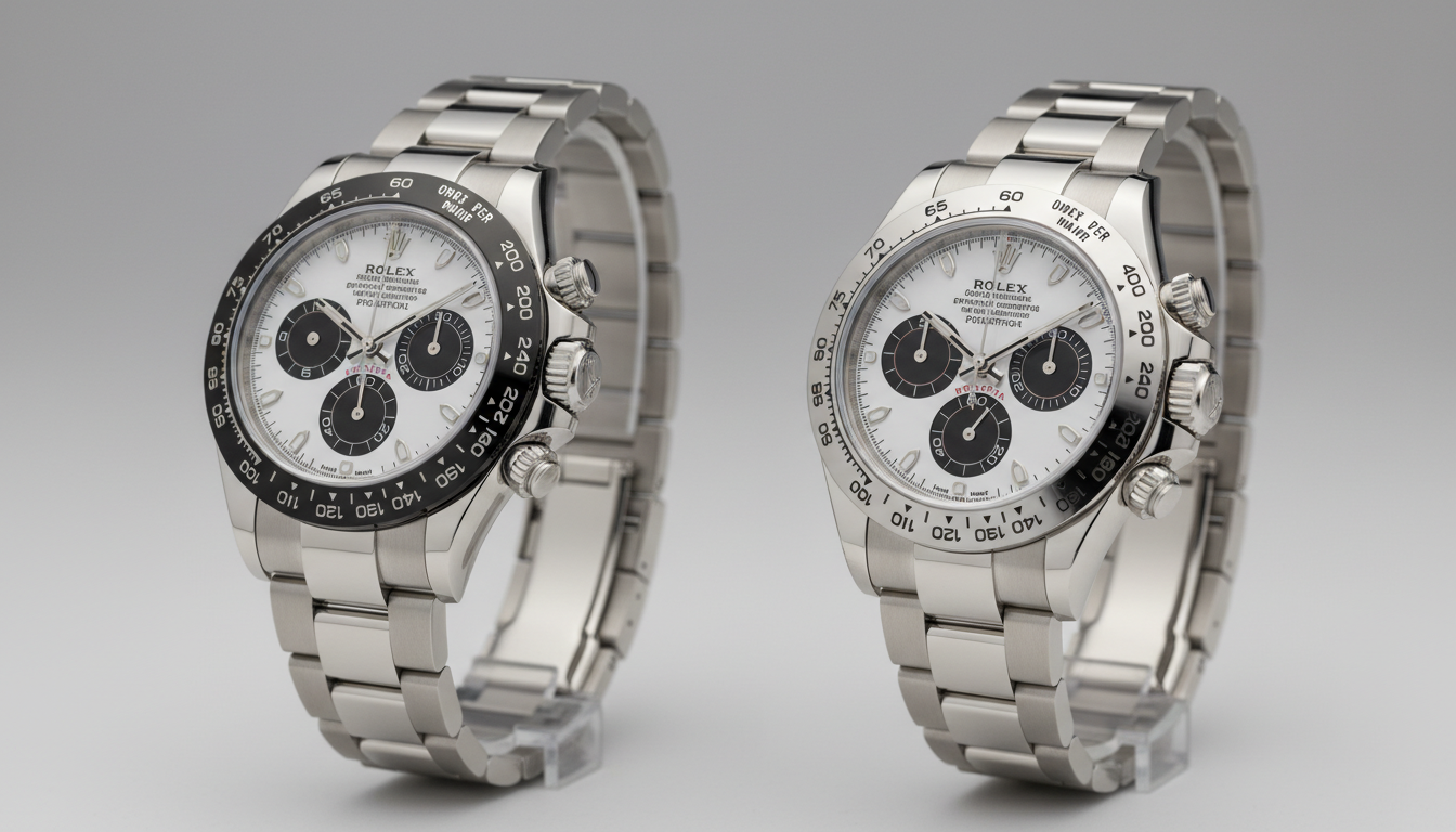 Rolex Daytona Panda 126500LN with white dial and black sub-dials