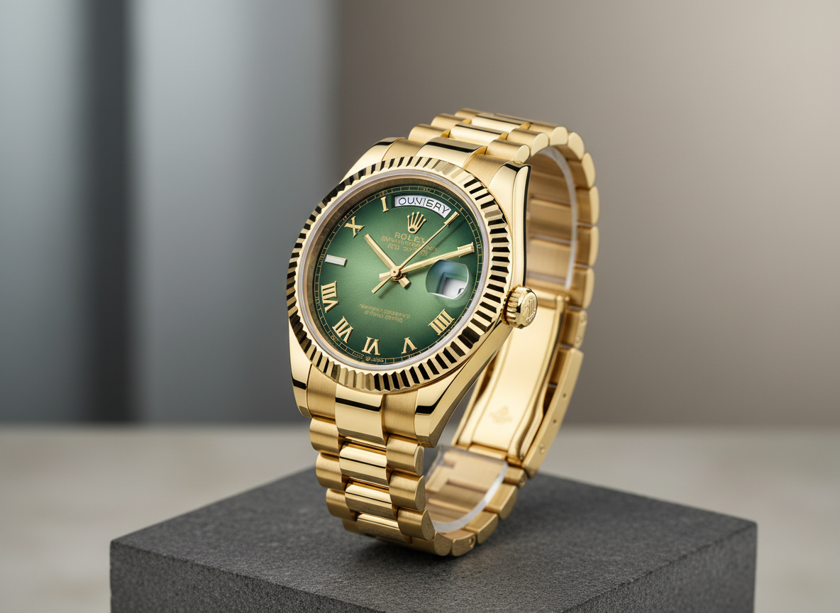 Yellow gold Rolex Day-Date 40 with full gold construction