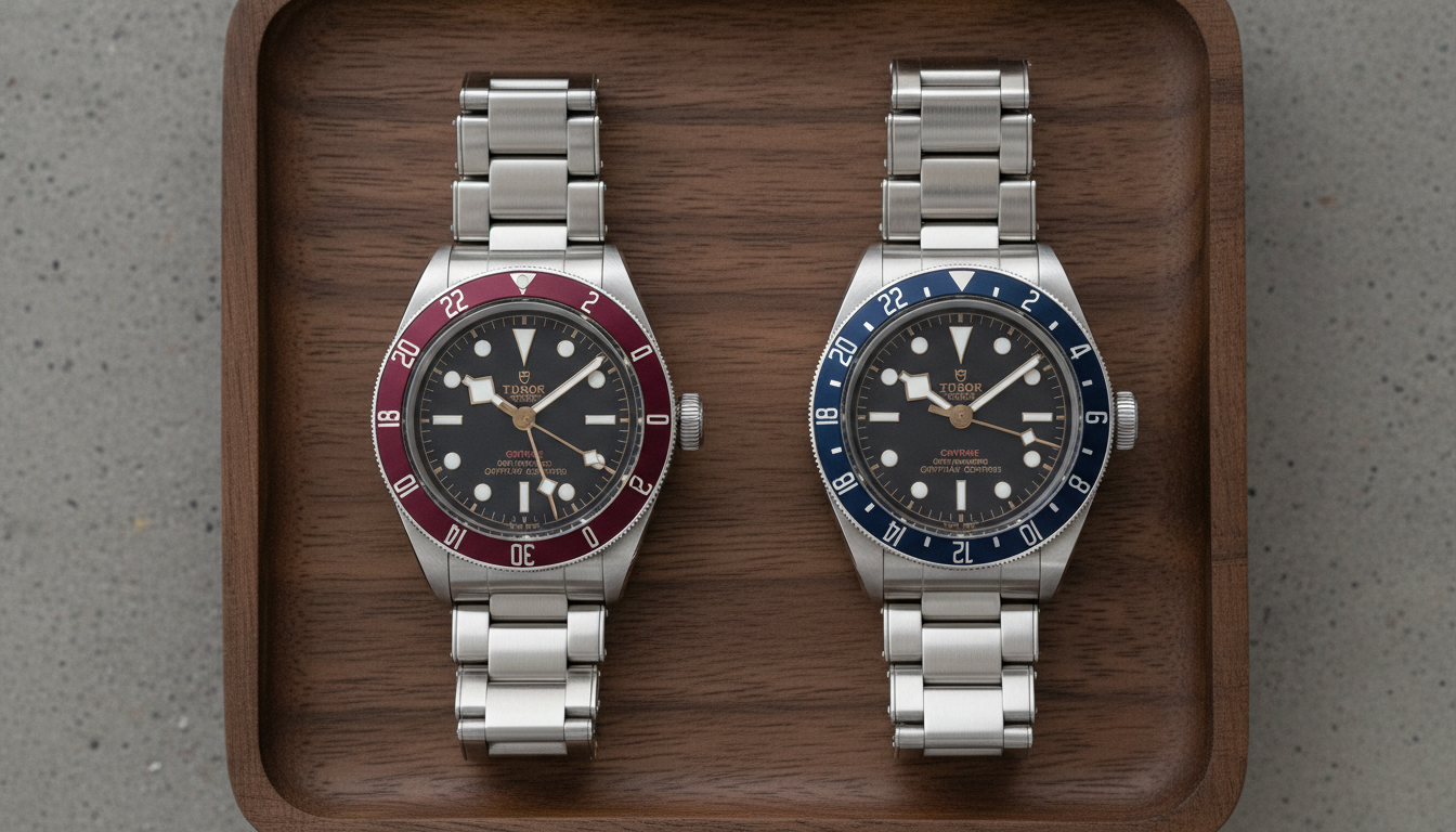Tudor BB58 GMT alongside Black Bay GMT 41mm