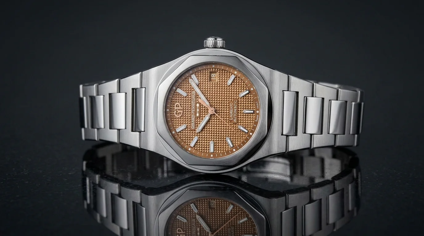 Girard-Perregaux Laureato 38mm editorial studio photograph