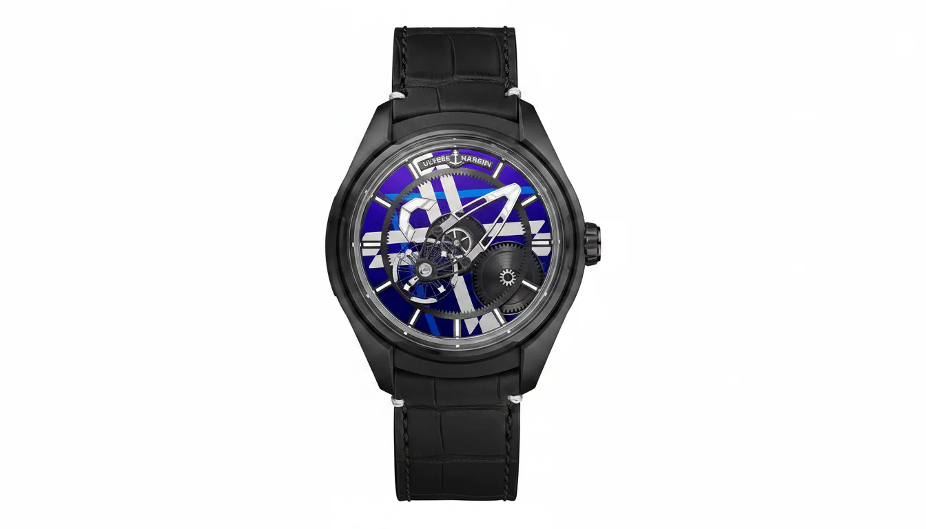 Ulysse Nardin Freak watch, the first production watch to use a silicon escapement and hairspring