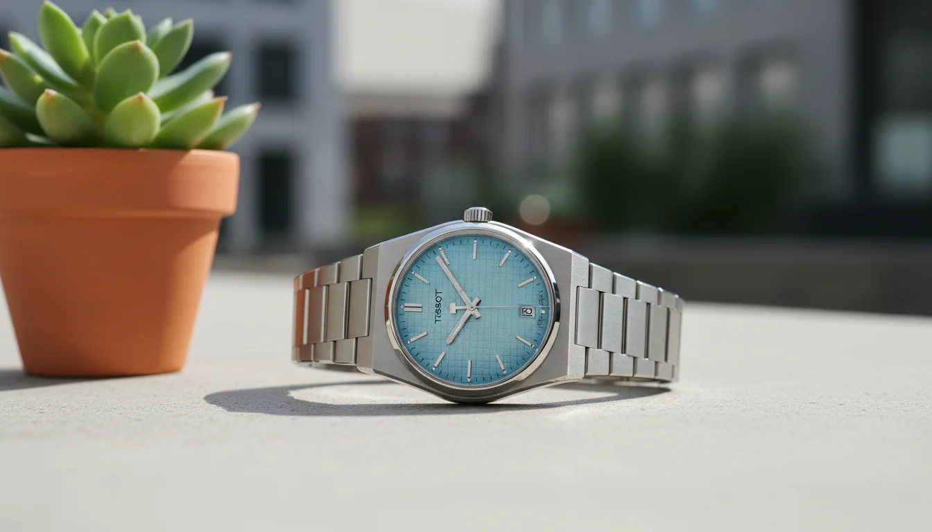 Tissot PRX Powermatic 80 ice-blue dial affordable Swiss watch 2026