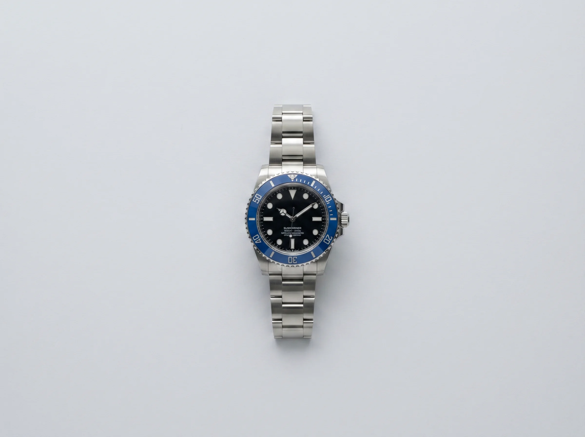 Top-down view of the redesigned HydroConquest dial with clean geometric markers