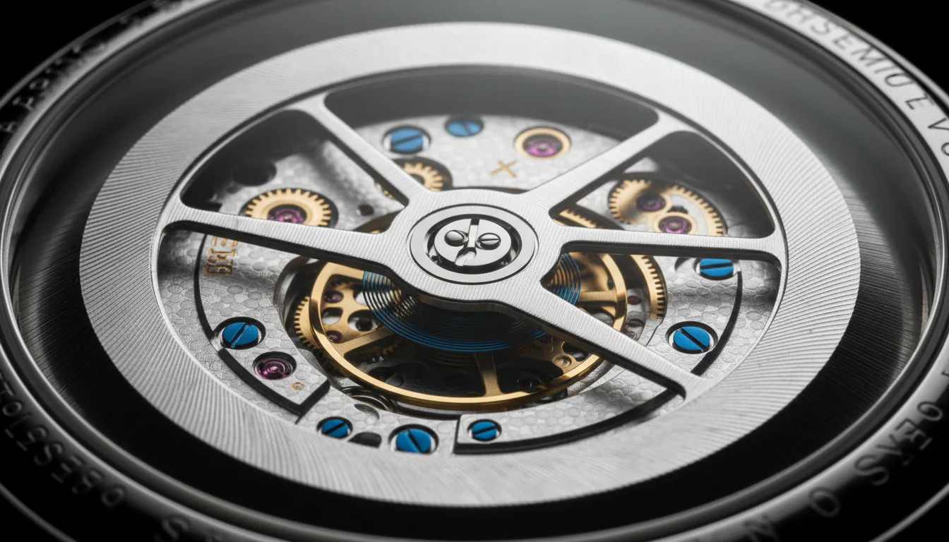 Nomos in-house Neomatik DUW 3202 automatic movement with blue balance spring
