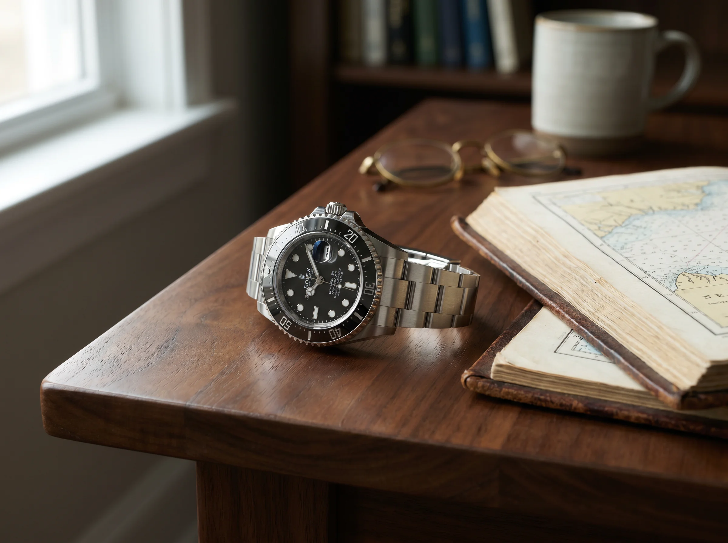 Standard production Rolex Sea-Dweller 126600 in Oystersteel