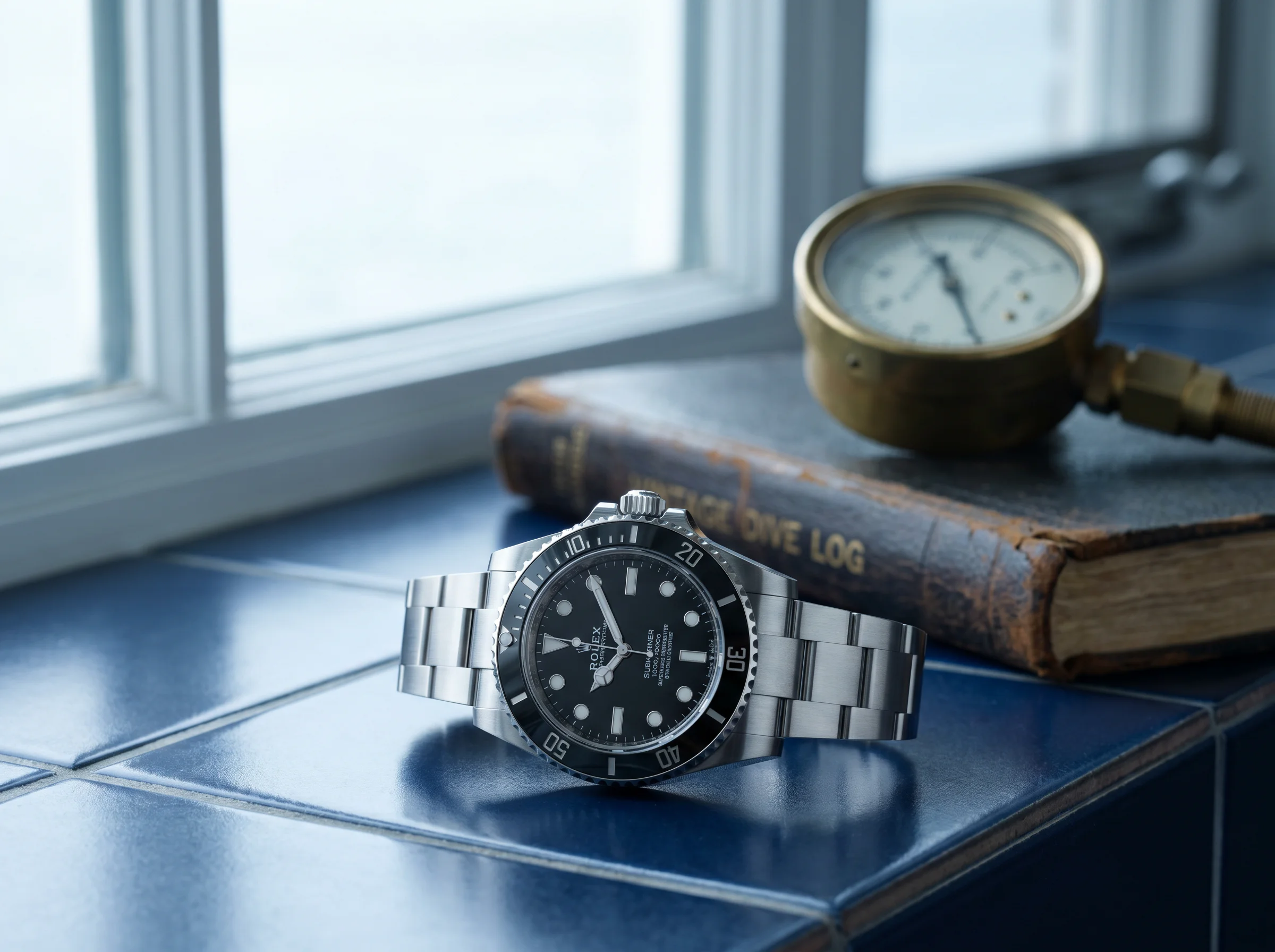 Rolex Submariner no-date reference 124060 in Oystersteel with black Cerachrom bezel