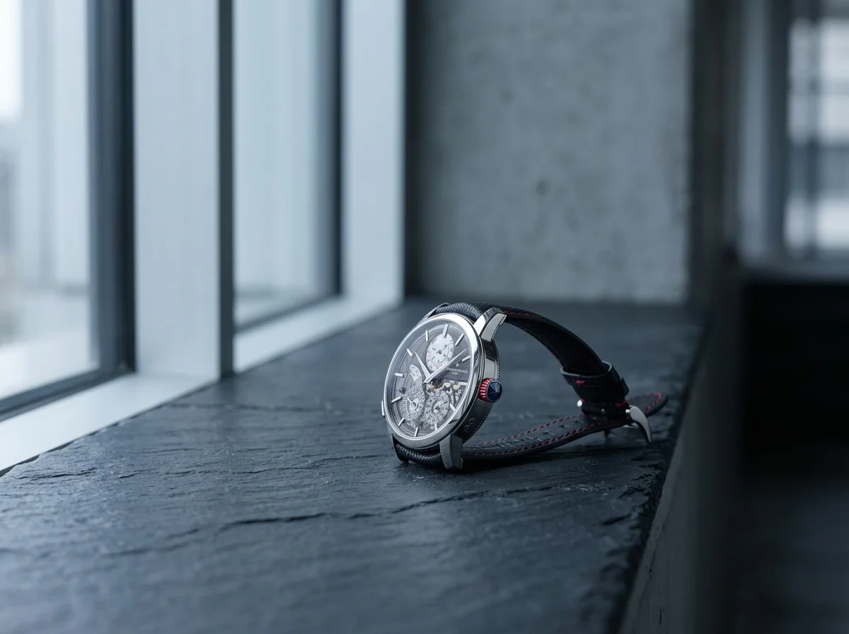 Side profile of the slim platinum case.