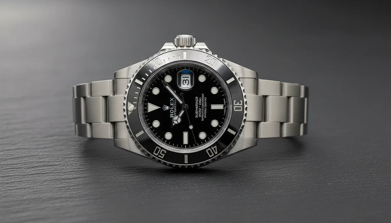 Rolex Submariner 126610LN with black ceramic bezel